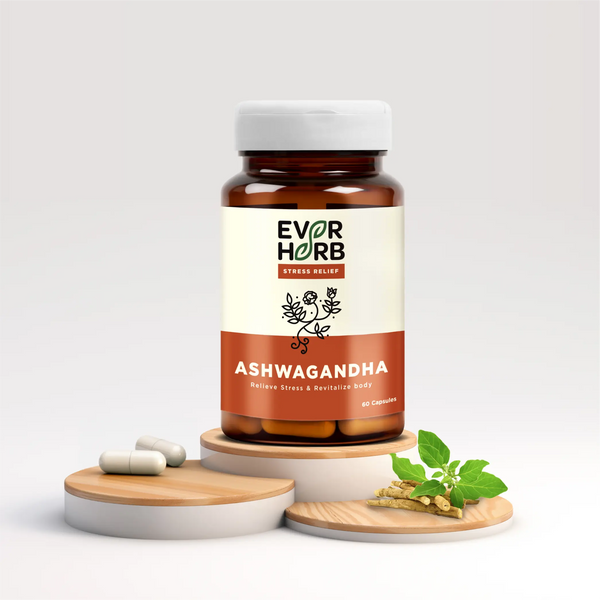 Everherb (By Pharmeasy) Ashwagandha-Immunity Booster Capsules-Anxiety & Stress Relief