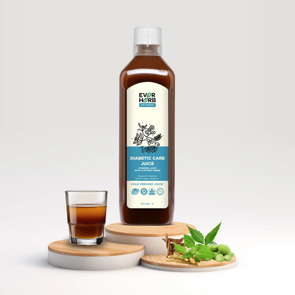 Everherb Diabetic Care Juice-13 Potent Herbs - Healthy Blood Sugar Management